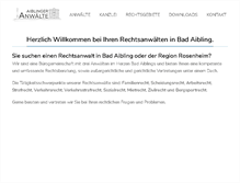 Tablet Screenshot of aiblingeranwaelte.de